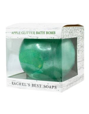 Apple Glitter Bath Bomb