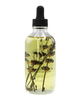 Relaxing Lavender Beauty Oil Bottle